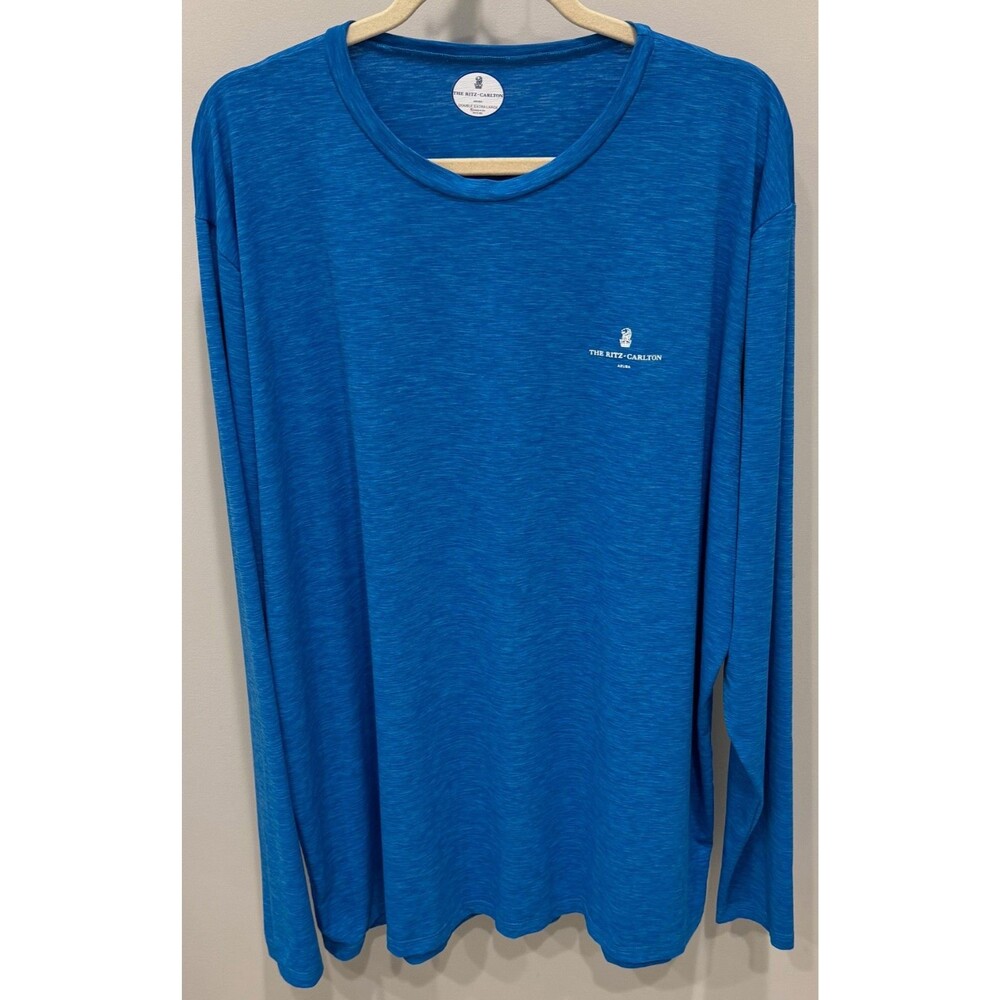 The Ritz-Carlton Aruba - Long Sleeve Rash Guard Swim Shirt - Men's XXL - Blue